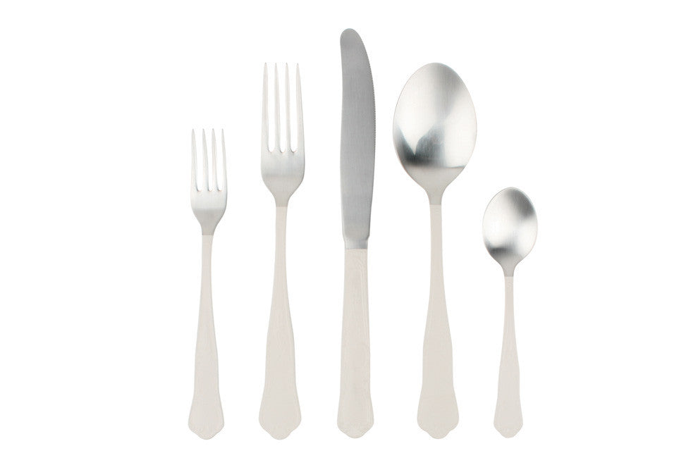 Jaipur Cutlery Set in Off-White