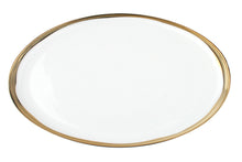 Dauville Platters with Gold Rim