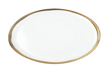 Dauville Platters with Gold Rim