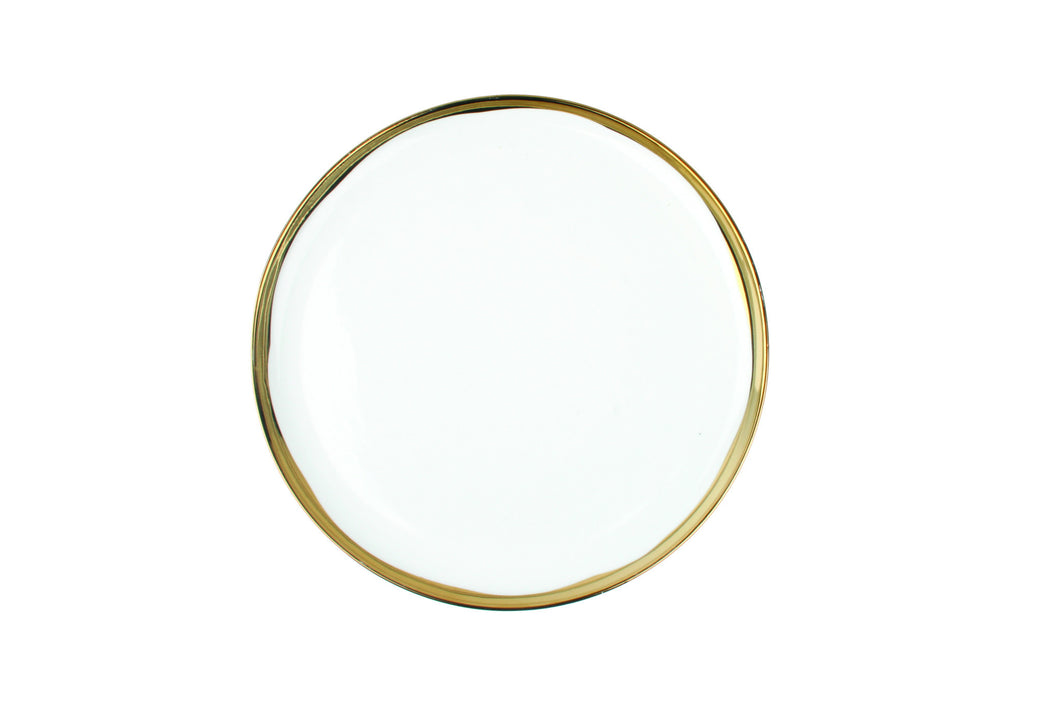 Dauville Salad Plate in Gold