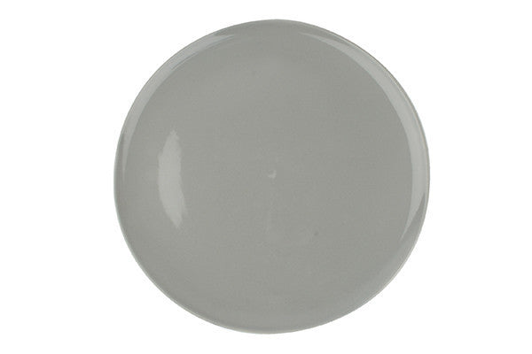 Shell Bisque Dinner Plate in Grey