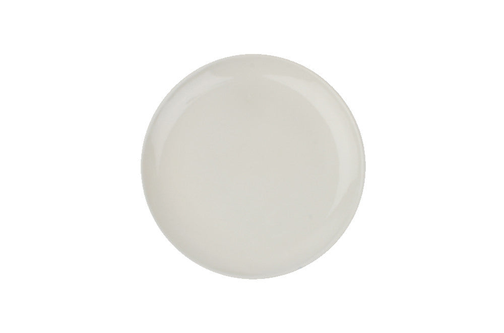 Shell Bisque Salad Plate in White