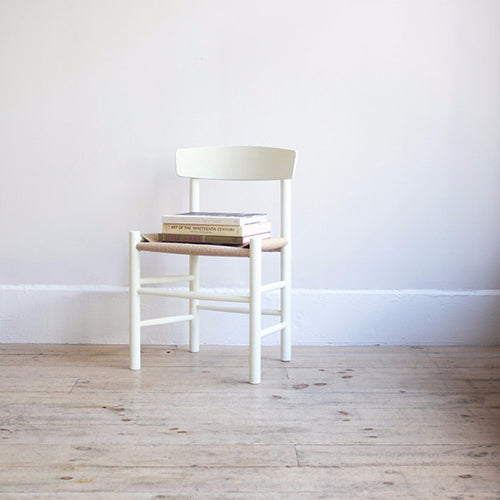 Oak Dining Chair With Woven Rush Seat- Studio Collection