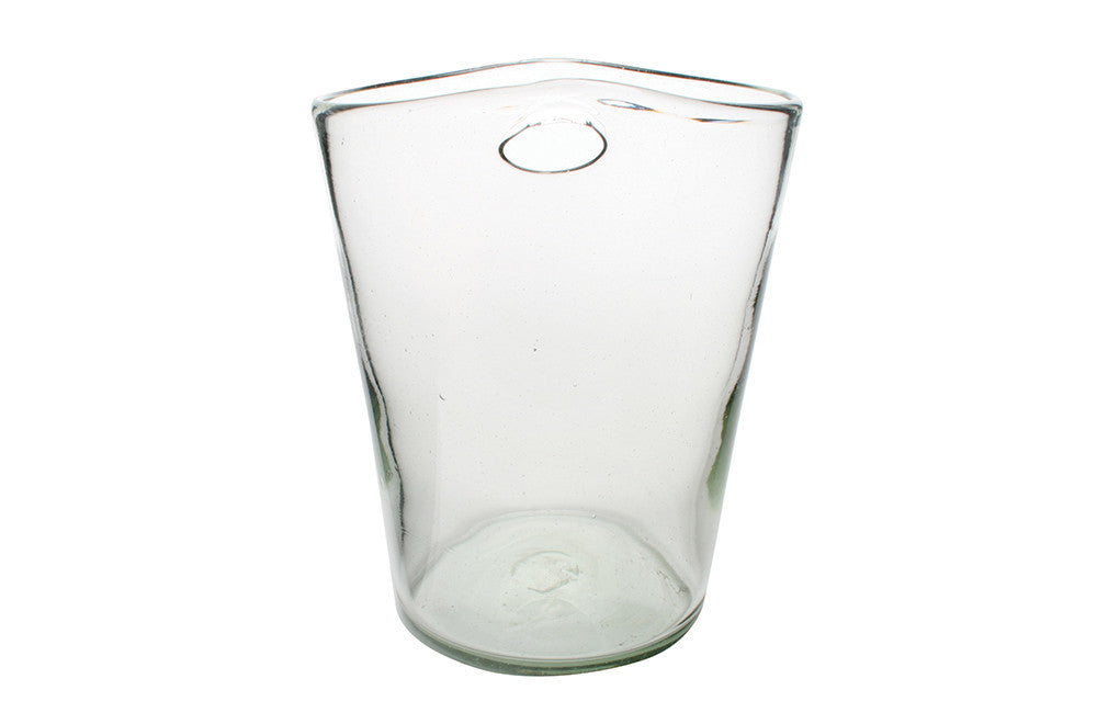 Glass Ice Bucket w/Handles